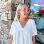 Jeweled Graduation Cap Beaded Drop Earrings - The Pink Pineapple 850