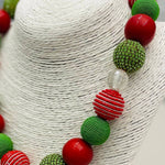 Jingle Bell Holiday Bead Necklace - The Pink Pineapple 850