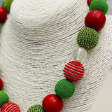 Jingle Bell Holiday Bead Necklace - The Pink Pineapple 850