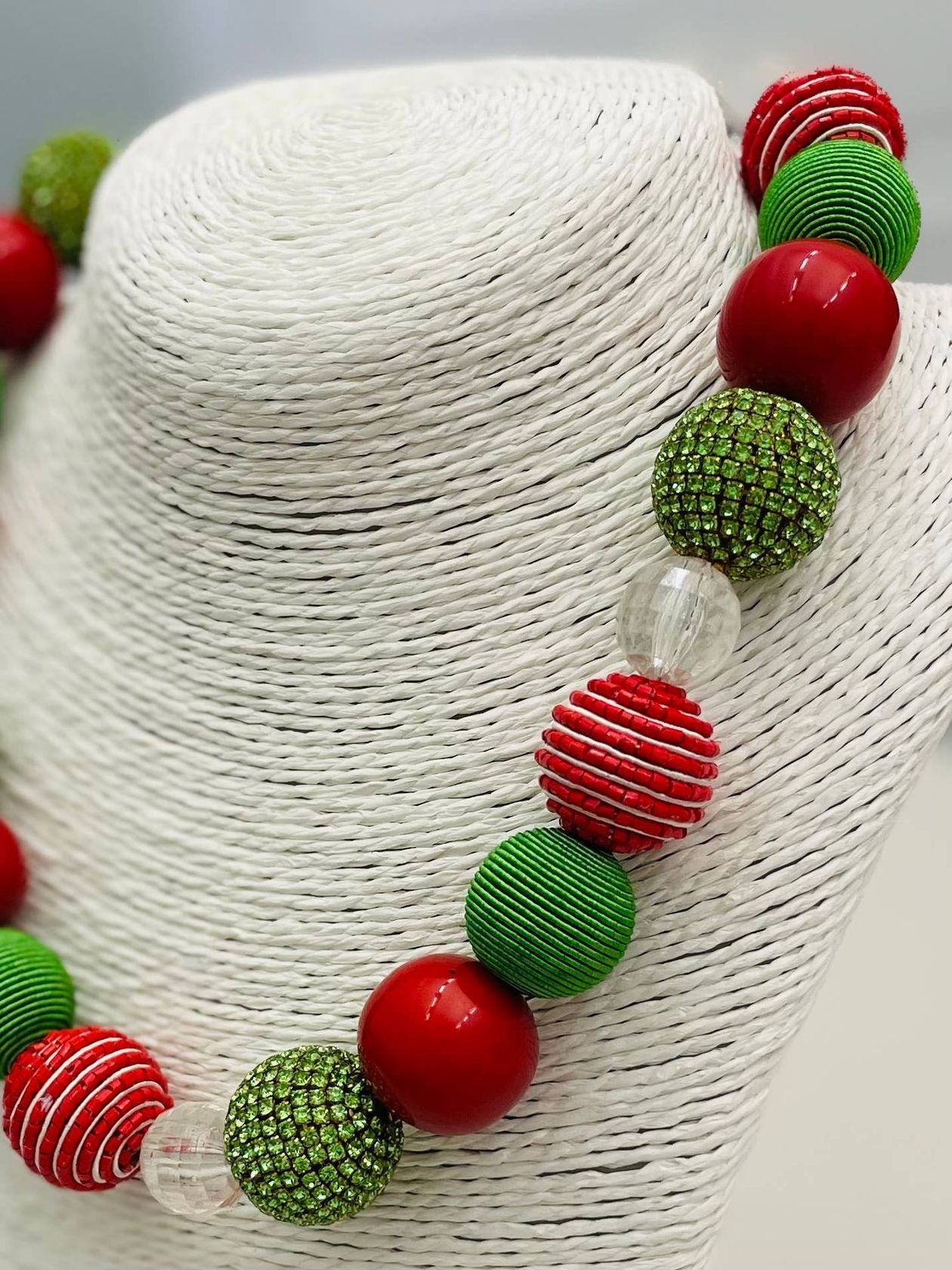 Jingle Bell Holiday Bead Necklace - The Pink Pineapple 850