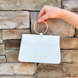 [Joy Susan] Aria Ring Bag in White - The Pink Pineapple 850