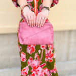 [Joy Susan] Gigi Crossbody in Pink Punch with Embroidered Strap - The Pink Pineapple 850