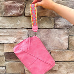 [Joy Susan] Gigi Crossbody in Pink Punch with Embroidered Strap - The Pink Pineapple 850