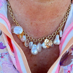 Joyful 16k Gold Filled Chain Charm Necklace - The Pink Pineapple 850