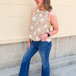 [Judy Blue] Bella High Waisted Petite Flare Tummy Control Jeans - The Pink Pineapple 850