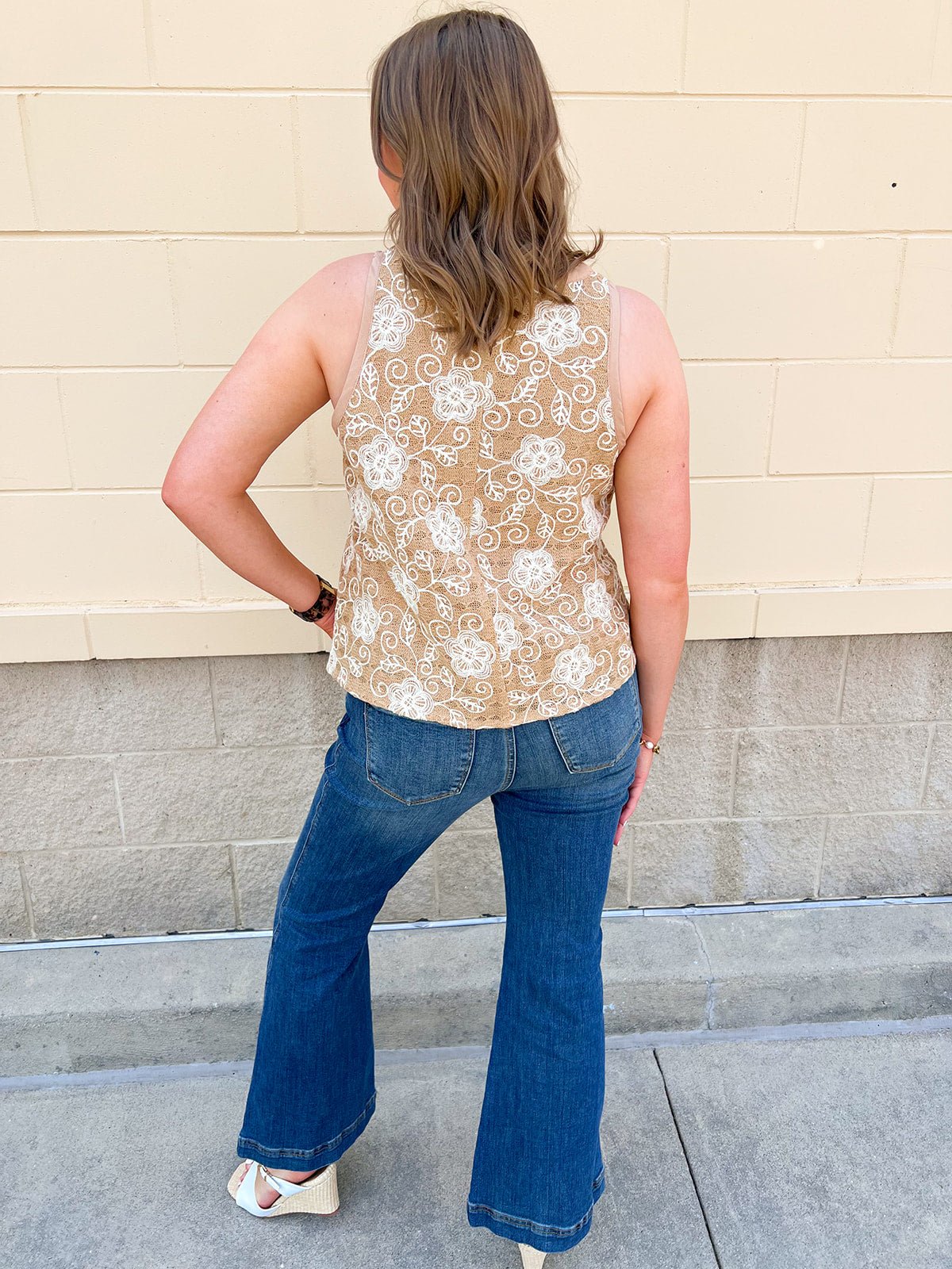 [Judy Blue] Bella High Waisted Petite Flare Tummy Control Jeans - The Pink Pineapple 850