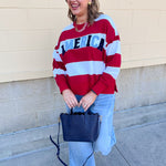 [Judy Blue] Coastal Ease Tie Waist Wide Leg Jeans - The Pink Pineapple 850