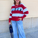 [Judy Blue] Coastal Ease Tie Waist Wide Leg Jeans - The Pink Pineapple 850