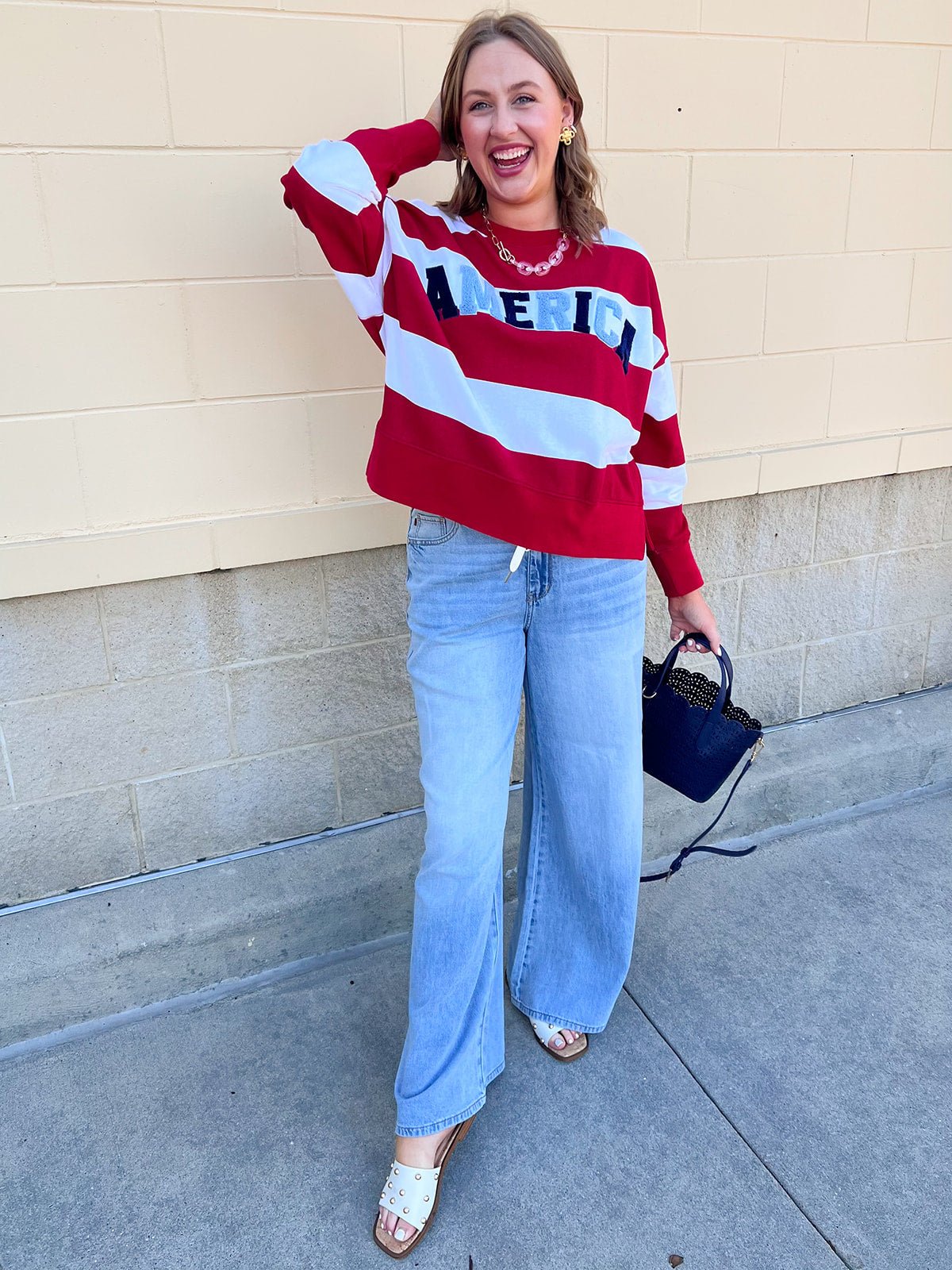 [Judy Blue] Coastal Ease Tie Waist Wide Leg Jeans - The Pink Pineapple 850