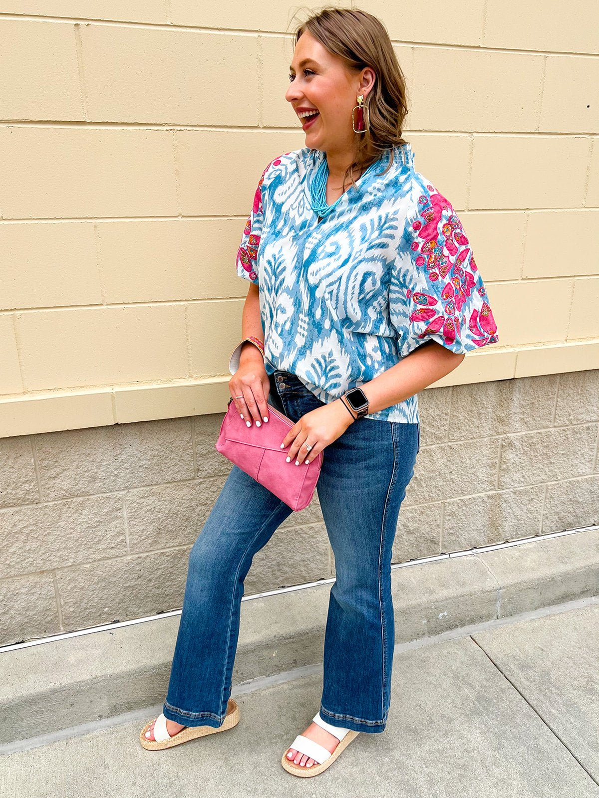 [Judy Blue] Darling Daydream Petite High Rise Jeans - The Pink Pineapple 850