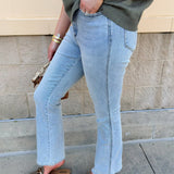 [Judy Blue] Sunlit Sculpt Tummy Control Bootcut Jeans - The Pink Pineapple 850