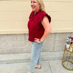 [Judy Blue] The Aubrey Mid Rise Tummy Control Wide Leg Jeans - The Pink Pineapple 850