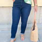 [Judy Blue] The Harper High Waisted Boyfriend Jeans - The Pink Pineapple 850