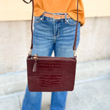 Judy Crossbody in Chocolate - The Pink Pineapple 850