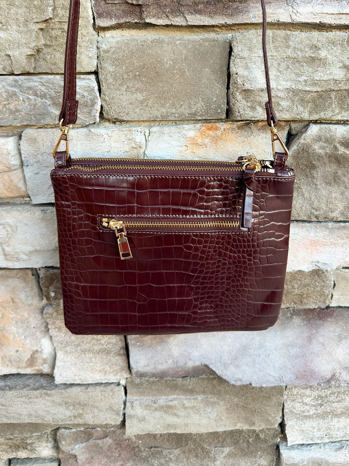 Judy Crossbody in Chocolate - The Pink Pineapple 850