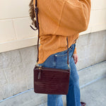 Judy Crossbody in Chocolate - The Pink Pineapple 850