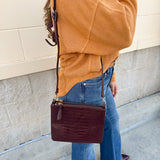 Judy Crossbody in Chocolate - The Pink Pineapple 850