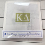 Kappa Delta 3x2 Needlepoint Kit - The Pink Pineapple 850