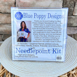 Kappa Delta 3x2 Needlepoint Kit - The Pink Pineapple 850