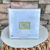 Kappa Delta 3x2 Needlepoint Kit - The Pink Pineapple 850