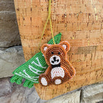 Kappa Delta Beaded Bag Charm - The Pink Pineapple 850