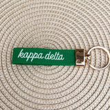 Kappa Delta Embroidered Keychain - The Pink Pineapple 850