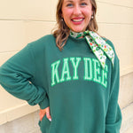 Kappa Delta Mock Neck Sweatshirt - The Pink Pineapple 850