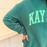 Kappa Delta Mock Neck Sweatshirt - The Pink Pineapple 850