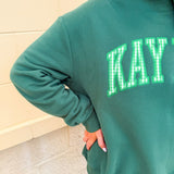 Kappa Delta Mock Neck Sweatshirt - The Pink Pineapple 850