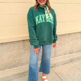 Kappa Delta Mock Neck Sweatshirt - The Pink Pineapple 850
