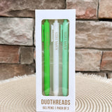 Kappa Delta Sorority 3-Pen Set - The Pink Pineapple 850