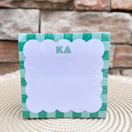 Kappa Delta Sorority Scalloped Notepad Cube - The Pink Pineapple 850
