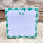 Kappa Delta Sorority Scalloped Notepad Cube - The Pink Pineapple 850