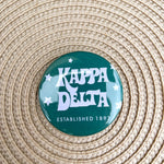 Kappa Delta Stars Button Pin - The Pink Pineapple 850