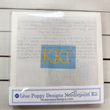 Kappa Kappa Gamma 3x2 Needlepoint Kit - The Pink Pineapple 850