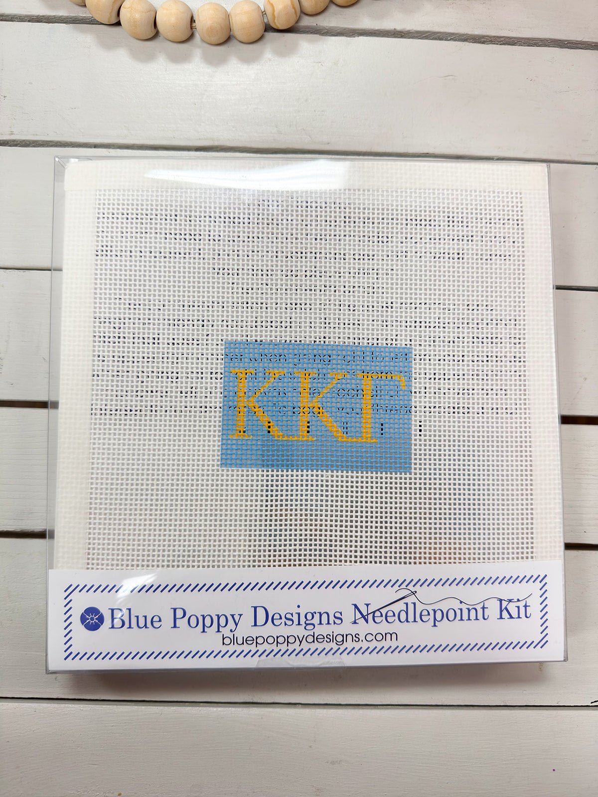 Kappa Kappa Gamma 3x2 Needlepoint Kit - The Pink Pineapple 850