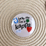Kappa Kappa Gamma Lucky Me I'm a Kappa Button Pin - The Pink Pineapple 850
