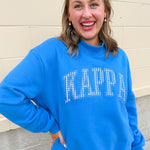 Kappa Kappa Gamma Mock Neck Sweatshirt - The Pink Pineapple 850