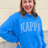 Kappa Kappa Gamma Mock Neck Sweatshirt - The Pink Pineapple 850