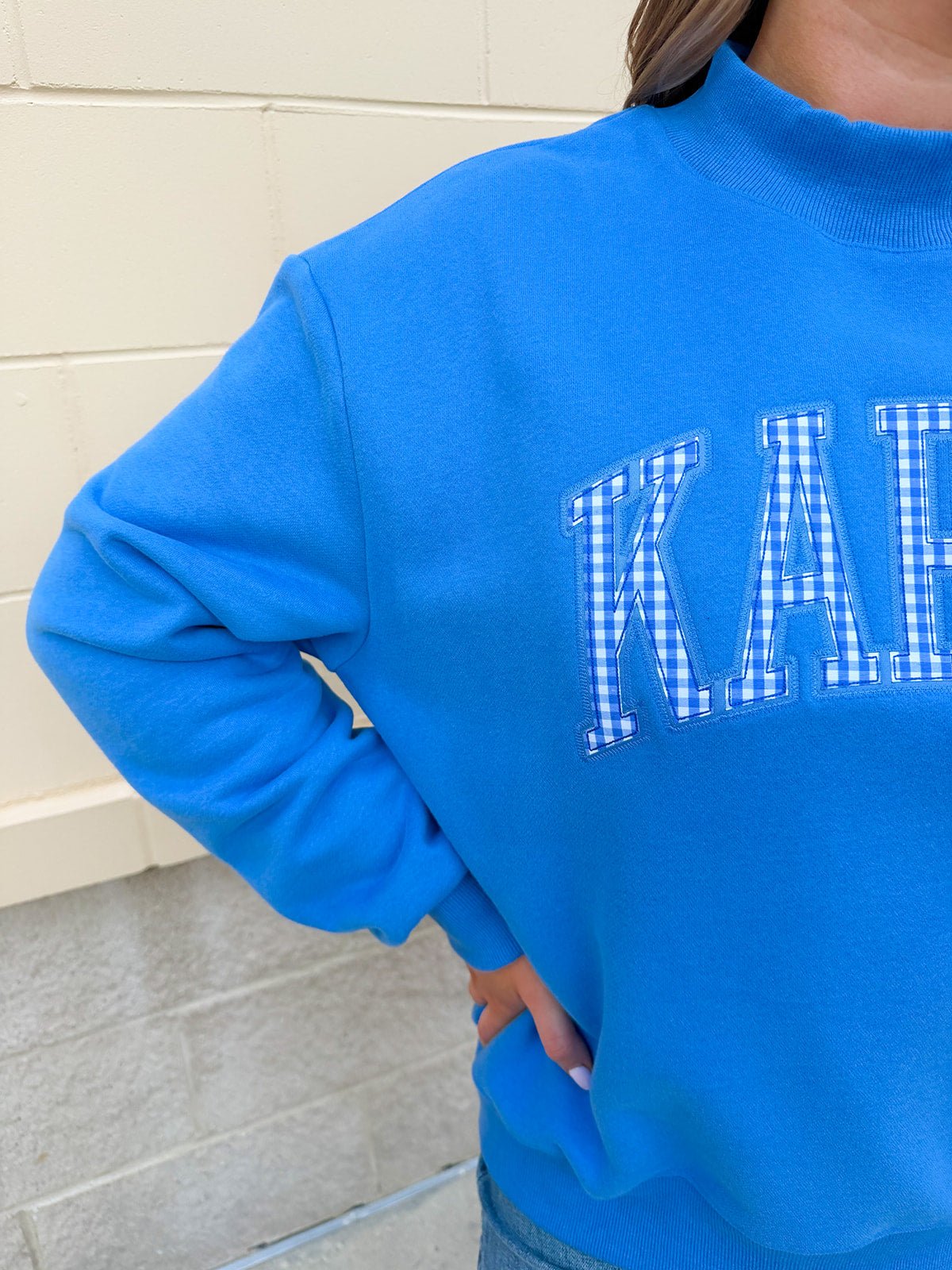 Kappa Kappa Gamma Mock Neck Sweatshirt - The Pink Pineapple 850