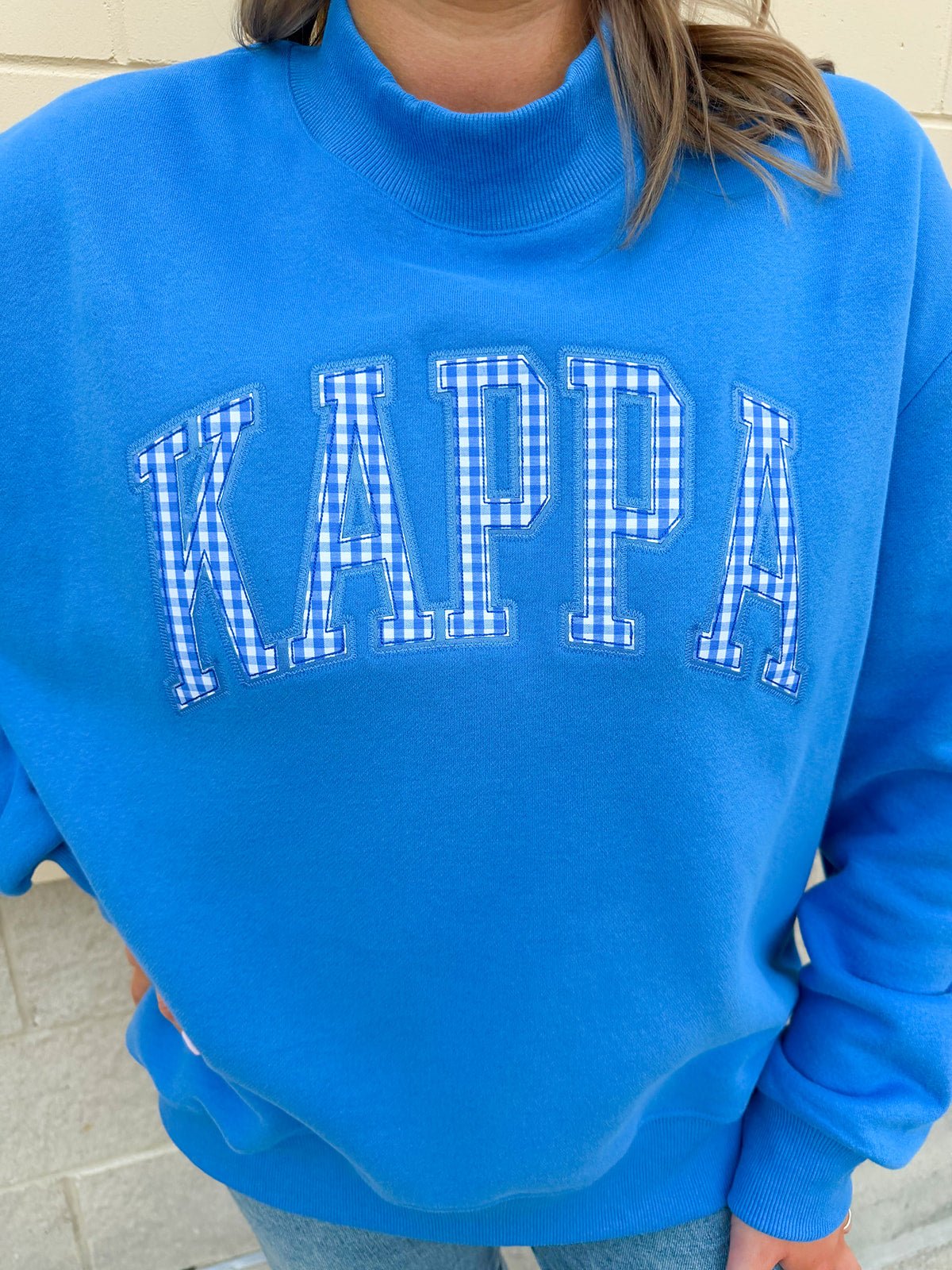 Kappa Kappa Gamma Mock Neck Sweatshirt - The Pink Pineapple 850
