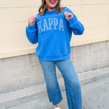 Kappa Kappa Gamma Mock Neck Sweatshirt - The Pink Pineapple 850