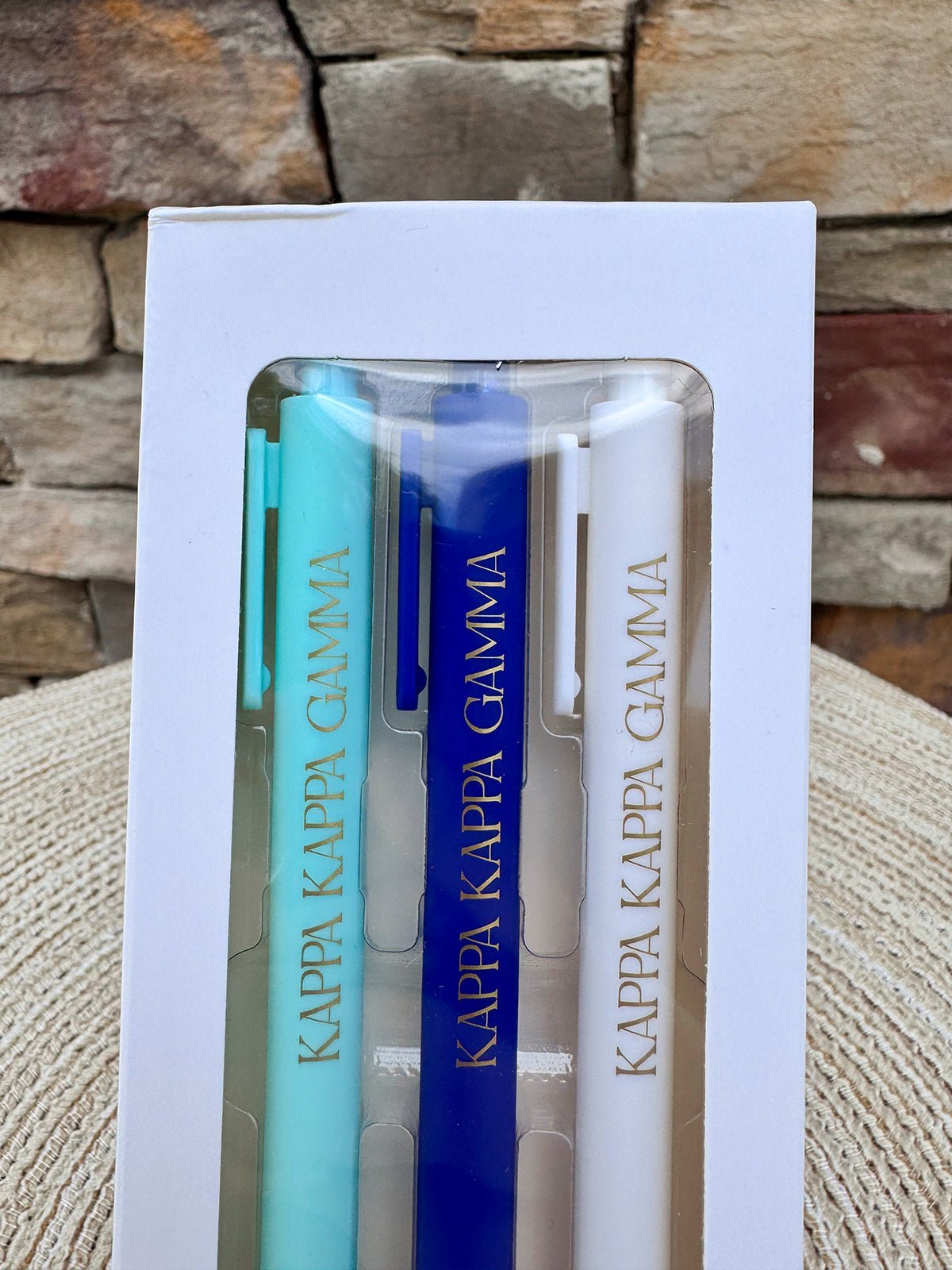 Kappa Kappa Gamma Sorority 3-Pen Set - The Pink Pineapple 850