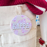 Kappa Kappa Gamma Western Boots Button Pin - The Pink Pineapple 850