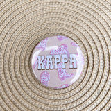 Kappa Kappa Gamma Western Boots Button Pin - The Pink Pineapple 850