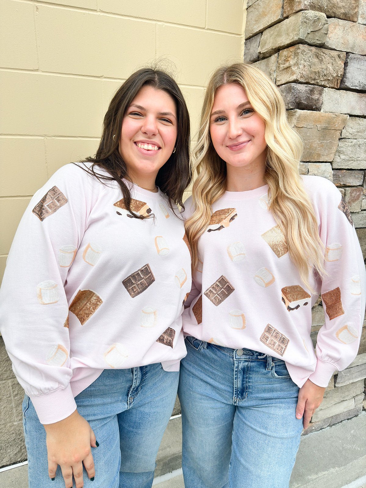 Katie Smores Sweatshirt - The Pink Pineapple 850