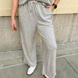 Keeping It Casual Gray Knit Set - The Pink Pineapple 850