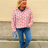 [Kut from the Kloth] Kelsey High Rise Ankle Flare in Sentiment - The Pink Pineapple 850