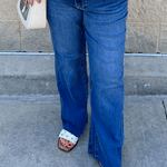[Kut from the Kloth] Kelsey High Rise Ankle Flare in Sentiment - The Pink Pineapple 850