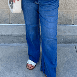 [Kut from the Kloth] Kelsey High Rise Ankle Flare in Sentiment - The Pink Pineapple 850